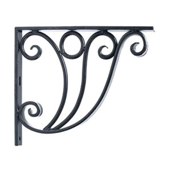 Achla Designs Achla B-20 Ionic Shelf Bracket Garden Hook - Black Powdercoat B-20 - main